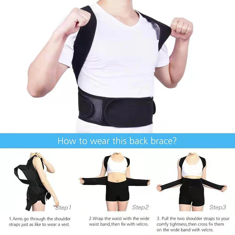 Posture Corrector for Back & Shoulder Support